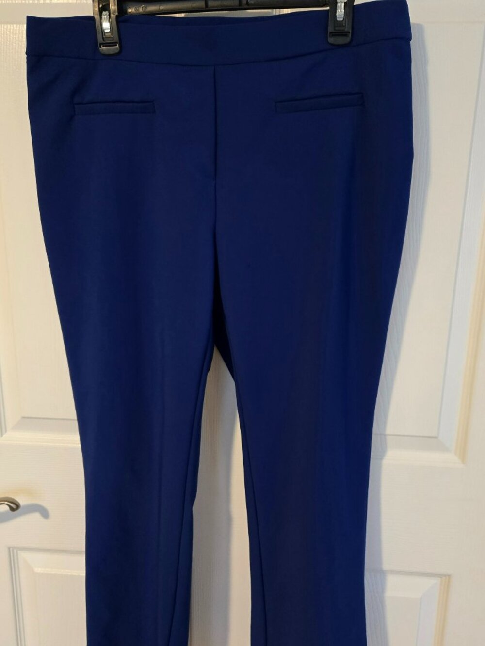 Nicole Miller pull on blue stretch pants.  Size XL NWOT